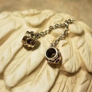 Pandora Gold Hearts Safety Chain